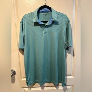 Green &Blue IZOD Stretch Golf Polo- Large